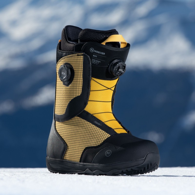 Snowboardschuhe herren Nidecker 2026 Rift Yellow Black