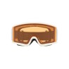 Snowboardbrille unisex jugend Oakley 2026 TARGET LINE Matte White/Standard Persimmon