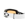 Snowboardbrille unisex jugend Oakley 2026 TARGET LINE Matte White/Standard Persimmon
