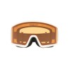 Snowboardbrille unisex Oakley 2026 TARGET LINE Matte White/Standard Persimmon