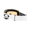 Snowboardbrille unisex Oakley 2026 TARGET LINE Matte White/Standard Persimmon