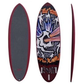 Surfboard UP Gony HS Grey/Burgundy - 5´8