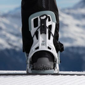 Bindungen unisex Nidecker 2027 Flow Fuse Hybrid White