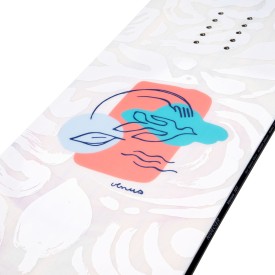 Snowboard board daMen Nidecker 2027 Venus White
