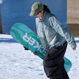 Snowboard board daMen Nidecker 2027 Cheat Code Women Black Blue White
