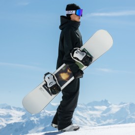 Snowboard board herren Nidecker 2027 Tape Deck White Black