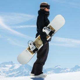 Snowboard board herren Nidecker 2027 Tape Deck White Black