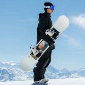 Snowboard board herren Nidecker 2027 Tape Deck White Black