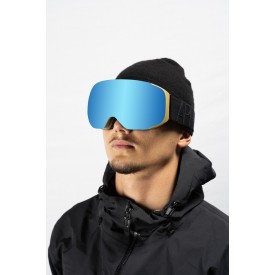 Snowboardbrille Aphex Kepler Mustard / Revo Blue lens S3 / Lens S1 incl.