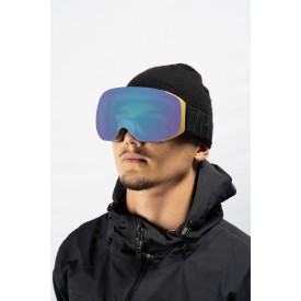 Snowboardbrille Aphex Kepler Mustard / Photochromatic Revo Blue lens S1-S3