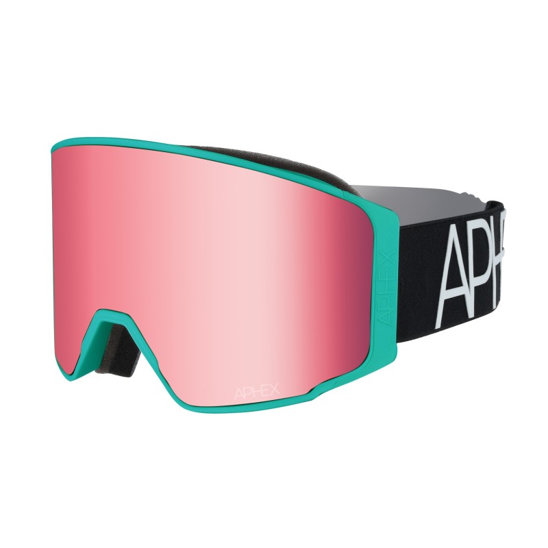 Snowboardbrille Aphex Zenix Green / Revo Silver pink lens S3 / Lens S1 incl.