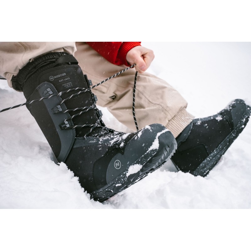 Snowboardschuhe herren Nidecker 2025 Rift Lace Black