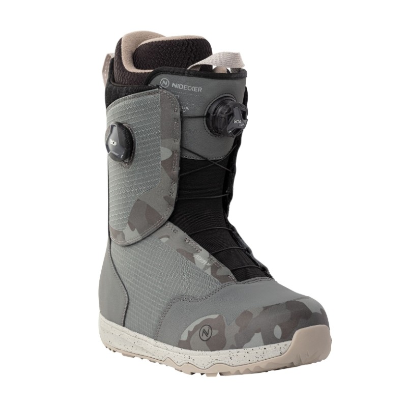 Snowboardschuhe herren Nidecker 2023 Rift Gray Camo