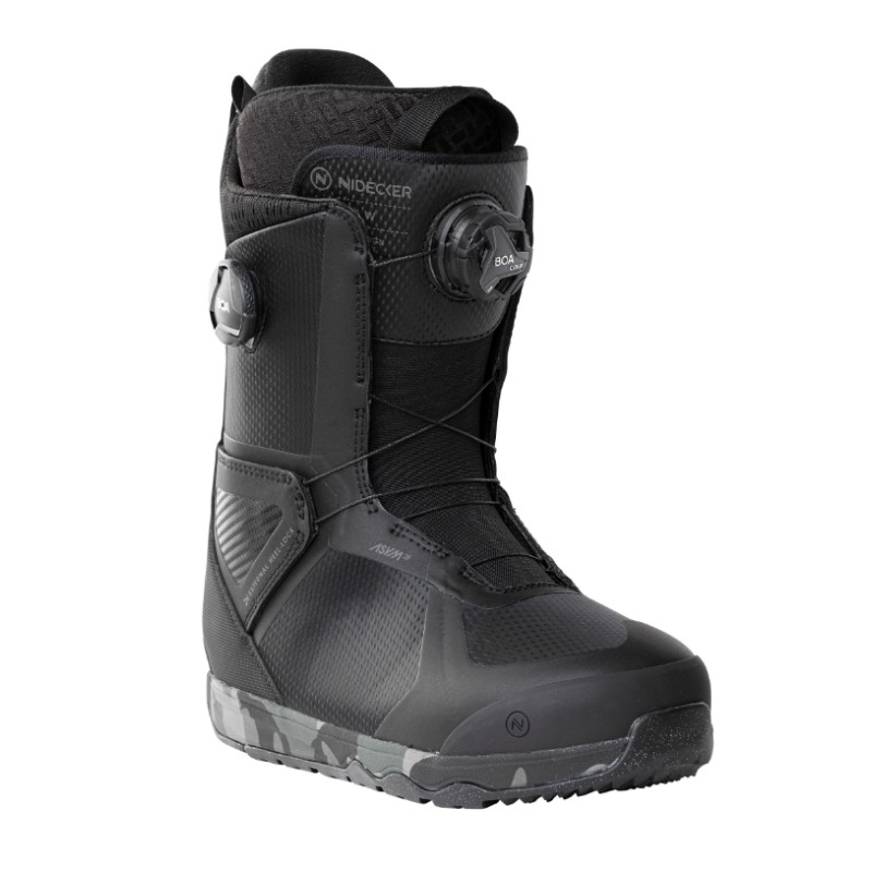 Snowboardschuhe herren Nidecker 2025 Kita Black