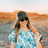 gorra glassy retro trucker verde 01