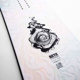 Snowboard board harren Nidecker 2025 Beta White